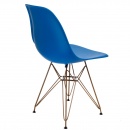 Krzesło P016 PP Gold niebieskie