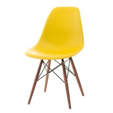 Krzesło P016W PP żółte/dark