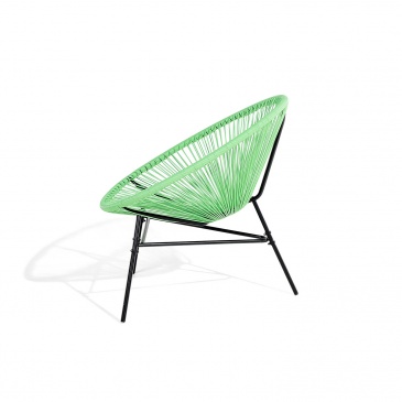 Krzesło rattanowe zielone Aprile