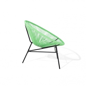 Krzesło rattanowe zielone Aprile