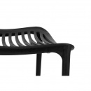 Krzesło sunny czarne - polipropylen