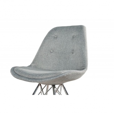 Krzesło tapicerowane HUGO szare