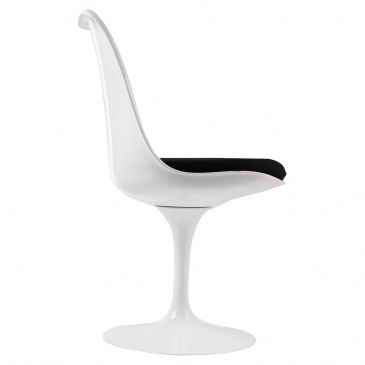 Krzesło Tulip King Home czarno-białe