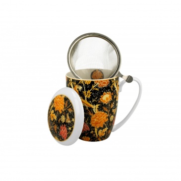 Kubek 380 ml z zaparzaczem CRAY FLORAL by William Morris