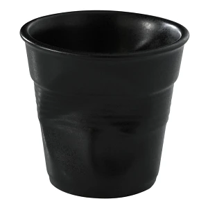 Kubek 80 ml do espresso Revol Froisses czarny Kubek 80 ml do espresso Revol Froisses czarny