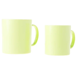 Kubek plastikowy gładki Muggi zielon.350ml/DI0077 Kubek plastikowy gładki Muggi zielon.350ml/DI0077