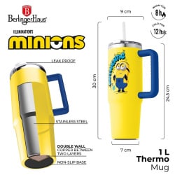 Kubek termiczny 1 L Minions Collection BerlingerHaus BH-8956MN