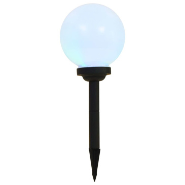 Kuliste lampy solarne na zewnątrz, 3 szt., LED, 20 cm, RGB