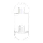 Kwietnik | roh | wiszący ecru | 26x16x65 cm | 876757