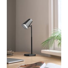 Lampa biurkowa LED MUSCA Ze ściemniaczem Czarny