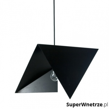 Lampa geometryczna 42 cm Gie El stalowa czarna