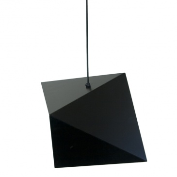 Lampa geometryczna 42 cm Gie El stalowa czarna