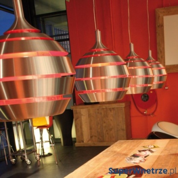 Lampa wisząca Halley Kokoon Design czerwony