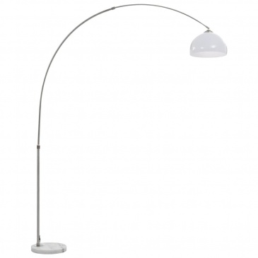 Lampa łukowa, 60 W, srebrna, E27, 200 cm