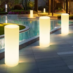 Lampa ogrodowa kolumna tube led rgbw 16 kolorów 96 cm
