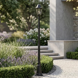 Lampa ogrodowa stojąca k-7064a/1 czarny z serii standard Lampa ogrodowa stojąca k-7064a/1 czarny z serii standard