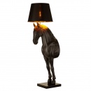 Lampa podłogowa koń l / horse czarna 185 cm