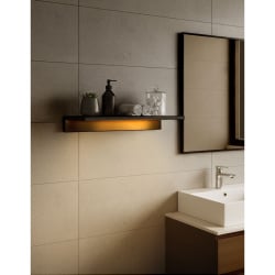 Lampa ścienna FERREIRA Metal Czarny