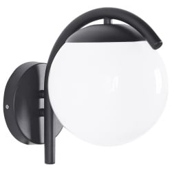 Lampa ścienna ogrodowa kulsi czarny Lampa ścienna ogrodowa kulsi czarny