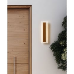 Lampa ścienna ogrodowa led rosalie 30 cm złoty