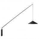 Lampa ścienna swing czarna 151 cm