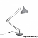 Lampa stojąca szara 175 cm Emiliano