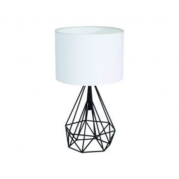 Lampa stołowa 32x55cm Milagro Triangolo czarno-biała