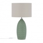 Lampa stołowa ceramiczna zielona OHIO