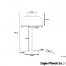 Lampa biurkowa chromowana Porello BLmeble