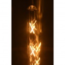 Lampa stołowa Flame Smoky XL 40x40x53 cm