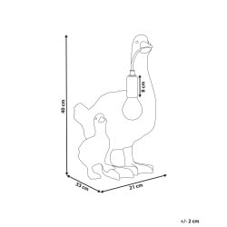 Lampa stołowa Kaczka DAFFY Złoty