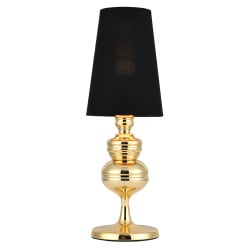 Lampa stołowa queen złoto czarna 18 cm