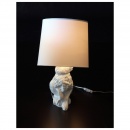 Lampa stołowa 52x30cm King Home Rabbit Up biała