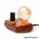 Lampa stołowa ręcznie robiona Kerid Custom Woods