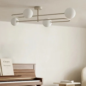 Lampa sufitowa w kolorze kaszmirowym do sypialni K-6026 z serii PIKE Lampa sufitowa w kolorze kaszmirowym do sypialni K-6026 z serii PIKE