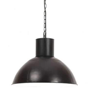 Lampa wisząca, 25 W, czarna, okrągła, 48 cm, E27