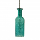 Lampa wisząca 30 cm Gie El pastelowa turkusowa