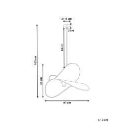 Lampa wisząca MASCOTA Len Jasnoszary Lampa wisząca MASCOTA Len Jasnoszary