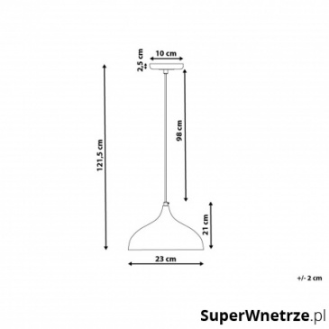 Lampa wisząca różowa Riccardo BLmeble