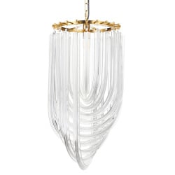 Lampa wisząca wave złota 60 cm