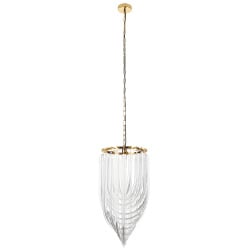Lampa wisząca wave złota 60 cm