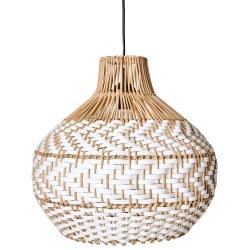 Lampa wisząca YAUCO Rattan Biały Lampa wisząca YAUCO Rattan Biały
