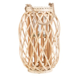 Lampion jasny brąz 40 cm MAURITIUS