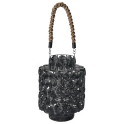 Lampion MMOJSTIR Metal 35 cm Czarny