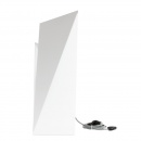 Lampka biurkowa geometryczna 42-56 cm Gie El biała