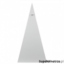 Lampka biurkowa geometryczna 56 cm Gie El biała