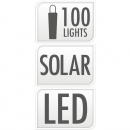 Lampki solarne ogrodowe, do ogrodu, 100x LED, lampka ekologiczna, 12m