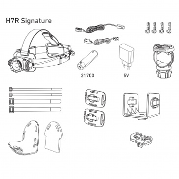 Latarka czołowa ledlenser h7r signature