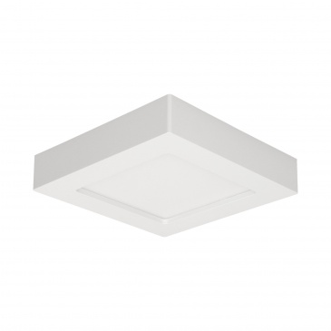 LETI LED 12W, oprawa downlight, natynkowa, kwadratowa, 780lm, 4000K, biała, wbudowany zasilacz LED