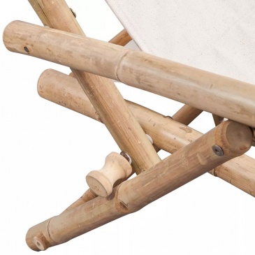 Leżak tarasowy bambus